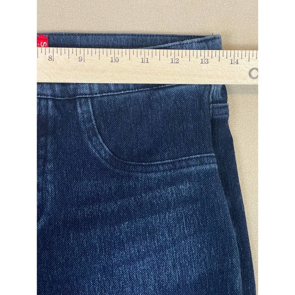 Spanx Jeans Adult Small Blue Jean-ish Ankle Leggings Pull On Stretch Womens - Picture 3 of 13
